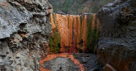 Parques Nacionales de Canarias. Cascada de Colores, Parque Nacional de ...