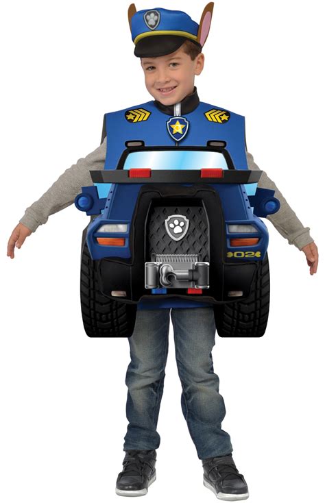 Paw Patrol Chase Deluxe Boys Costume - PartyBell.com