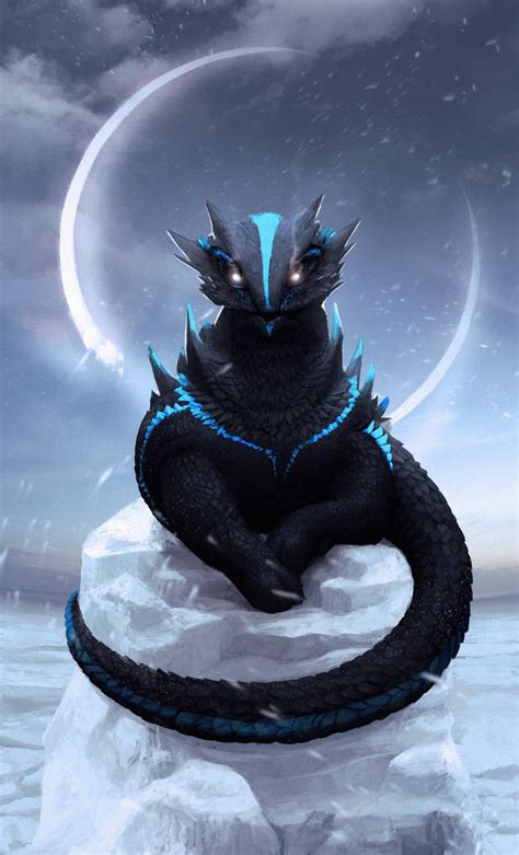 Ice Dragon, First Evolution by nell-fallcard on DeviantArt