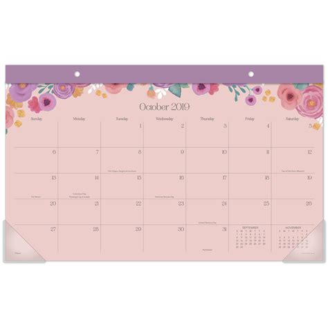 Mead Desk Calendar - Printable Word Searches