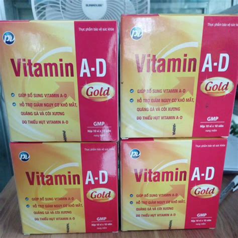 Vitamin Ad GOLD Phuc VINH (Box Of 100 Tablets) | Shopee Malaysia