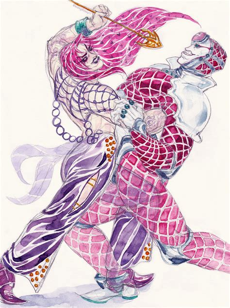 Diavolo and King Crimson fan art by me : r/StardustCrusaders