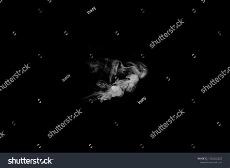 Isolated White Smoke Effect On Black Stock Photo 1092922622 | Shutterstock