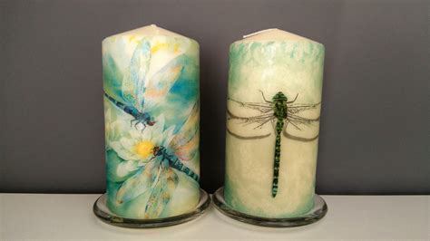 Dragonfly Decorative Candle Dragonfly Lover Gifts Unscented - Etsy