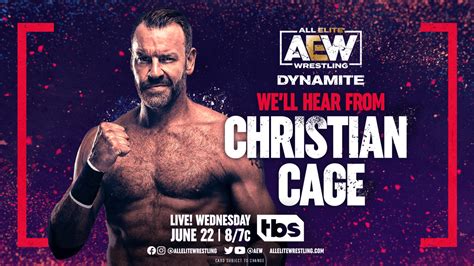 Christian Cage AEW Dynamite June 22 2022 preview | Inside Pulse