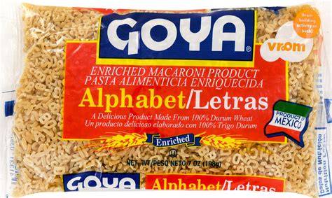 Buy Goya Foods Alphabet (Letras) Pasta, 7 Ounce (Pack of 20) Online at desertcart Israel