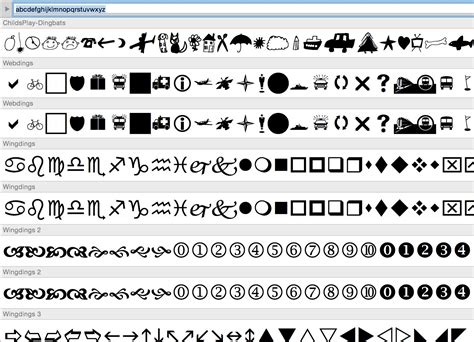 Wingdings 2 Character Map - vrogue.co