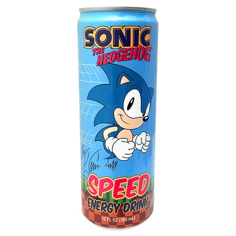 Sonic the hedgehog speed energy drink (rare) – Americancandyndrinks