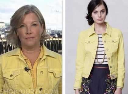 The Today Show: June 2023 Kristen Dahlgren's Yellow Denim Jacket | Shop Your TV