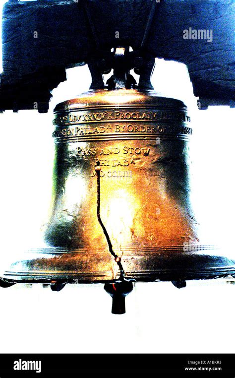 Philadelphia liberty bell crack iconic american symbol Stock Photo - Alamy