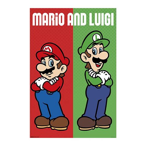 Mario And Luigi Poster