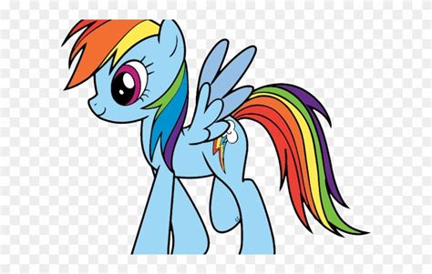 Download hd My Little Pony Clipart Artist - Rainbow Dash Colouring ...