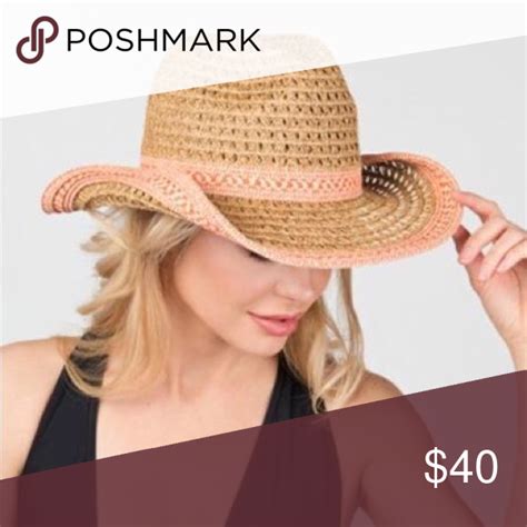 Stylish Alabama Straw Cowboy Hat with Pale Pink Detailing