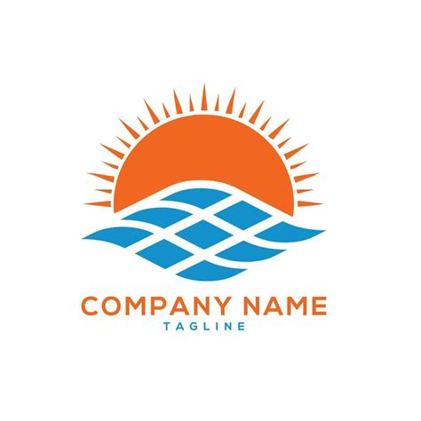 solar energy logo design 33040975 Vector Art at Vecteezy