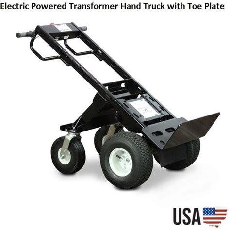 Heavy Duty Motorized Transformer Hand Truck with Dual Fork | Hand ...