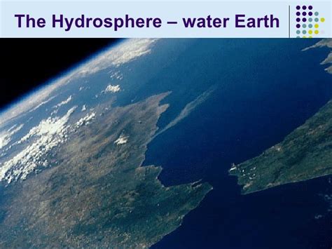 Earth Science. Hydrosphere ppt