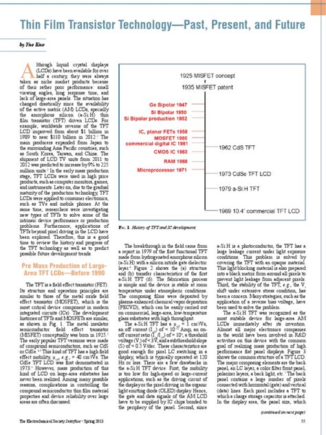 Thin Film Transistor | PDF | Thin Film Transistor Liquid Crystal ...