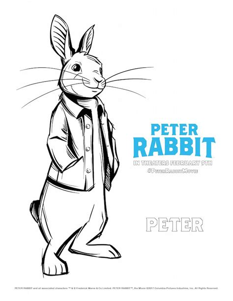 Peter Rabbit Movie Coloring Pages | Peter rabbit movie, Rabbit colors, Peter rabbit