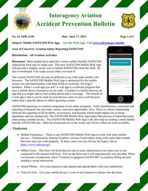 Accident Prevention Bulletin Interagency Aviation