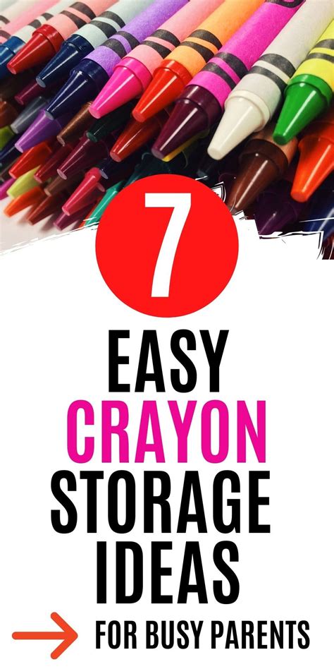 7 easy crayon storage ideas – Artofit