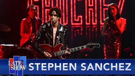 ICYMI - Stephen Sanchez sounded incredible on Colbert - 101.9 KINK