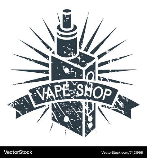 Vape shop logo Royalty Free Vector Image - VectorStock