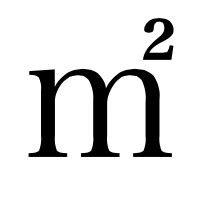 Charbase U+33A1: SQUARE M SQUARED