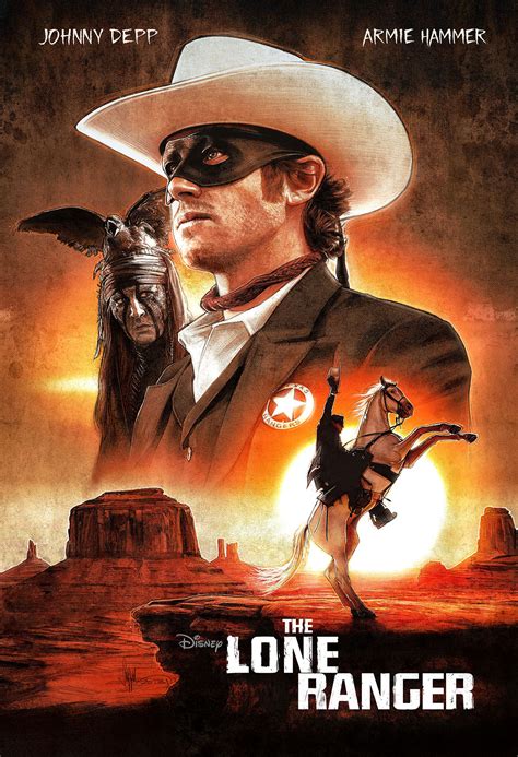 The Lone Ranger - Illustrated Fan Poster — PAUL SHIPPER STUDIO