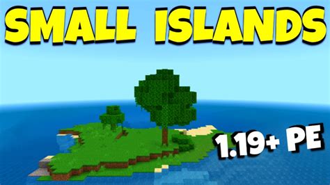 TOP 3 NEW Minecraft SMALL SURVIVAL ISLAND SEEDS FOR BEDROCK 1.19! | Seed Minecraft 1.19 Bedrock ...