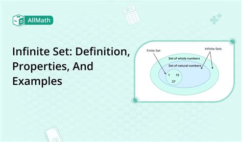 Infinite Set - Set Theory - Properties and Examples