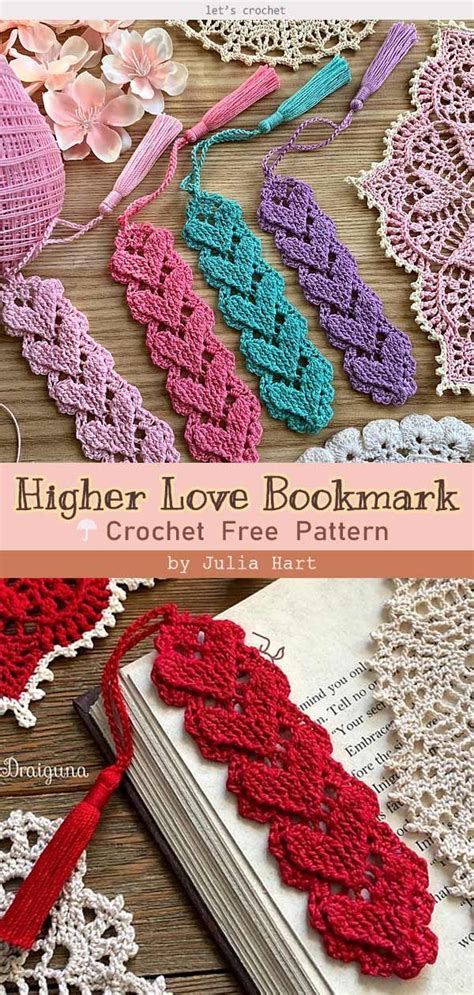 Crochet Bookmarks Free Patterns It’s Perfect For Marking Your Page In A Jane Austen Or Emily ...