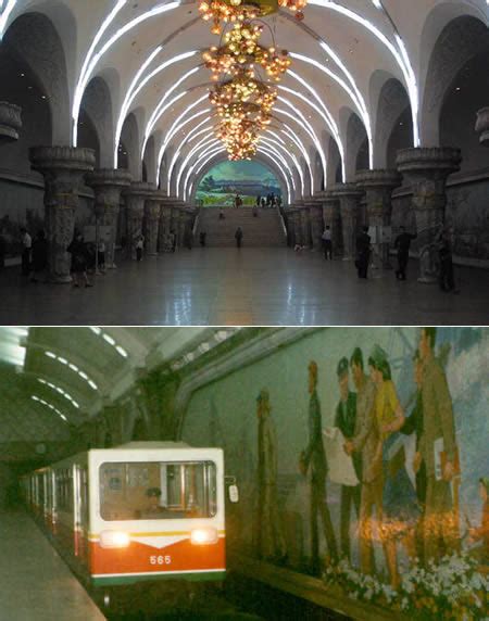 most and popular: 10-Pyongyang Metro (North Korea)