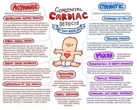 i made this for my Peds class. It is a concept map on congenital heart defects :) : r/nursing