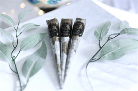 3 Henna Cones Eucalyptus and Lavender – Hennaz Art Shop