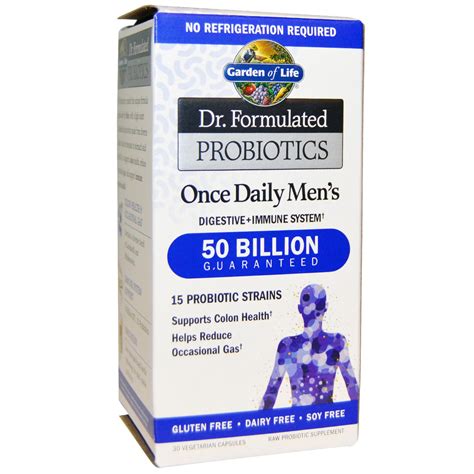 Garden of Life, Dr. Formulated Probiotics, Once Daily's Men's, 30 ...