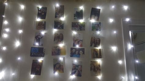 Wall Fairy Light with Gallery Wall | Fairy lights on wall, Fairy lights, Wall lights