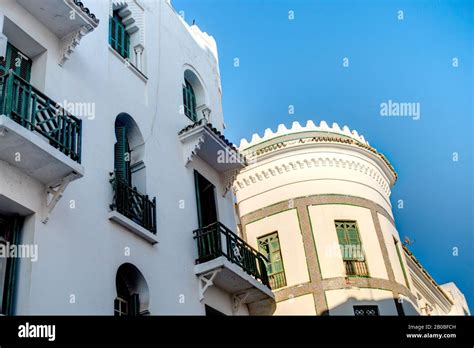 Spanish colonial architecture tetouan morocco hi-res stock photography ...