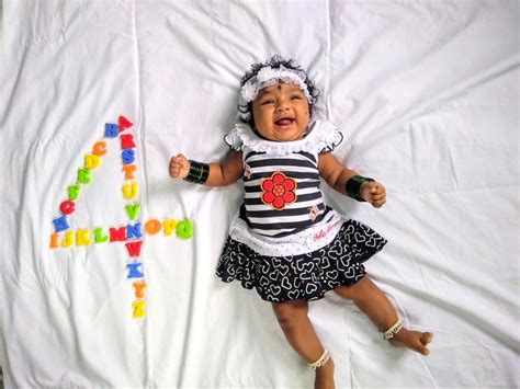 4 months old baby photoshoot | 4 month old baby, Baby photoshoot, Fashion