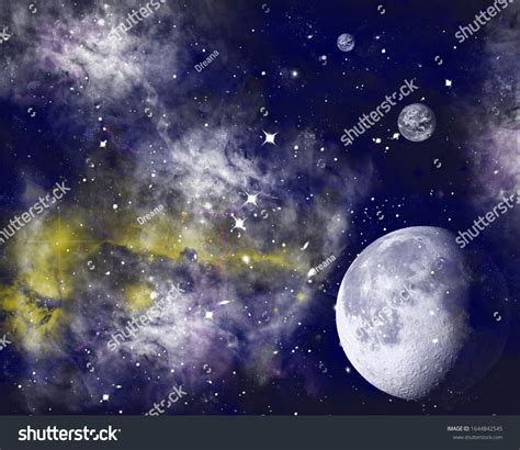 Galaxy Background Stars Stardust Universe Wallpaper Stock Illustration ...