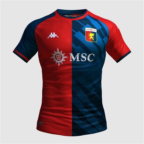 Kappa x Genoa CFC home kit 23/24 - FIFA 23 Kit Creator Showcase