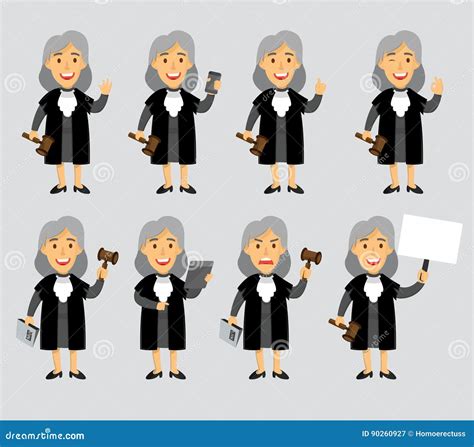 Female Judge Illustration Concept: Judge Appoints | CartoonDealer.com ...