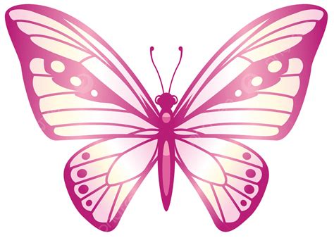 Beautiful Butterfly Pink Vector, Beautiful, Pink, Butterfly PNG and Vector with Transparent ...