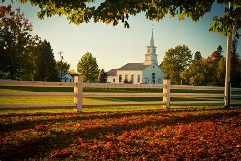 Vermont in the fall stock photo. Image of landscape, sunrise - 79155624