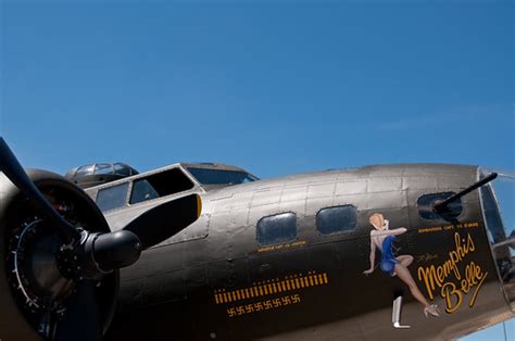 Memphis Belle Nose Art | At Andrews Air Force Base in the Wa… | Flickr