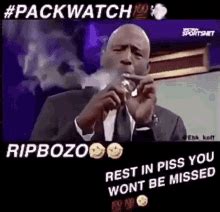 Rip Bozo Smoking GIF – Rip Bozo Smoking Pack – discover and share GIFs