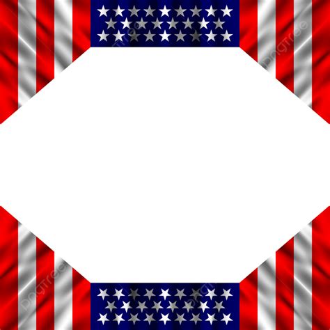 American Flag Border, Borders, Flag, American PNG and Vector with Transparent Background for ...