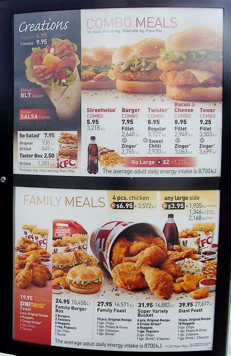 KFC Eastlink Rest Stop Menu | Kentucky Fried Chicken Drive T… | Flickr