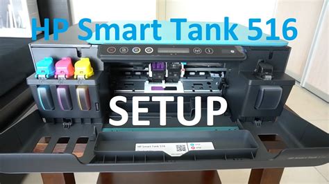 Setup: HP Smart Tank 515 551 555 559 516 519 Ink Tank Printer - YouTube