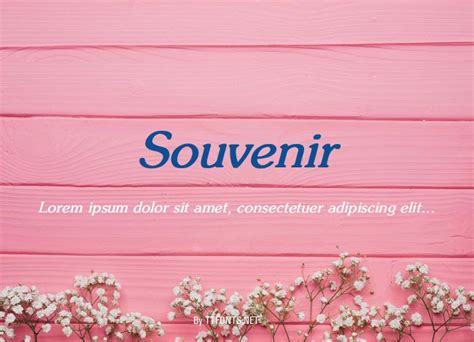 Souvenir Bold Italic truetype font