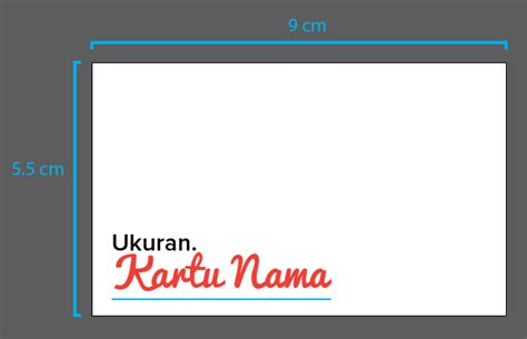 Format Ukuran Kartu Nama – Beinyu.com